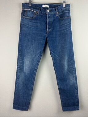 MOUSSY Vintage Saab Raw Hem Straight Leg Jeans